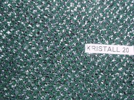 Пушистый грязезащитная дорожка Kristall 20 зеленый