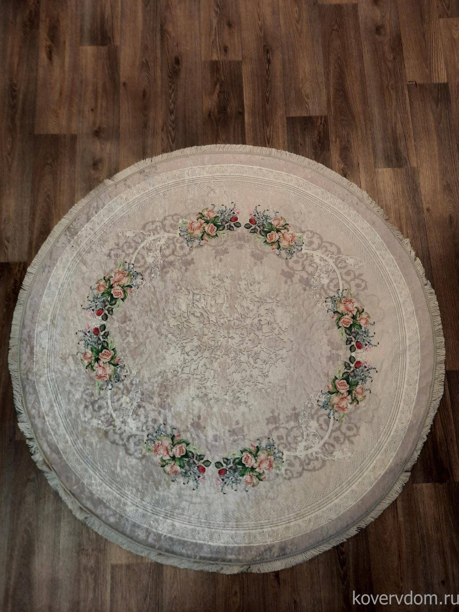 Ковер Decovilla 21005.103 ADA Бежевый Круг