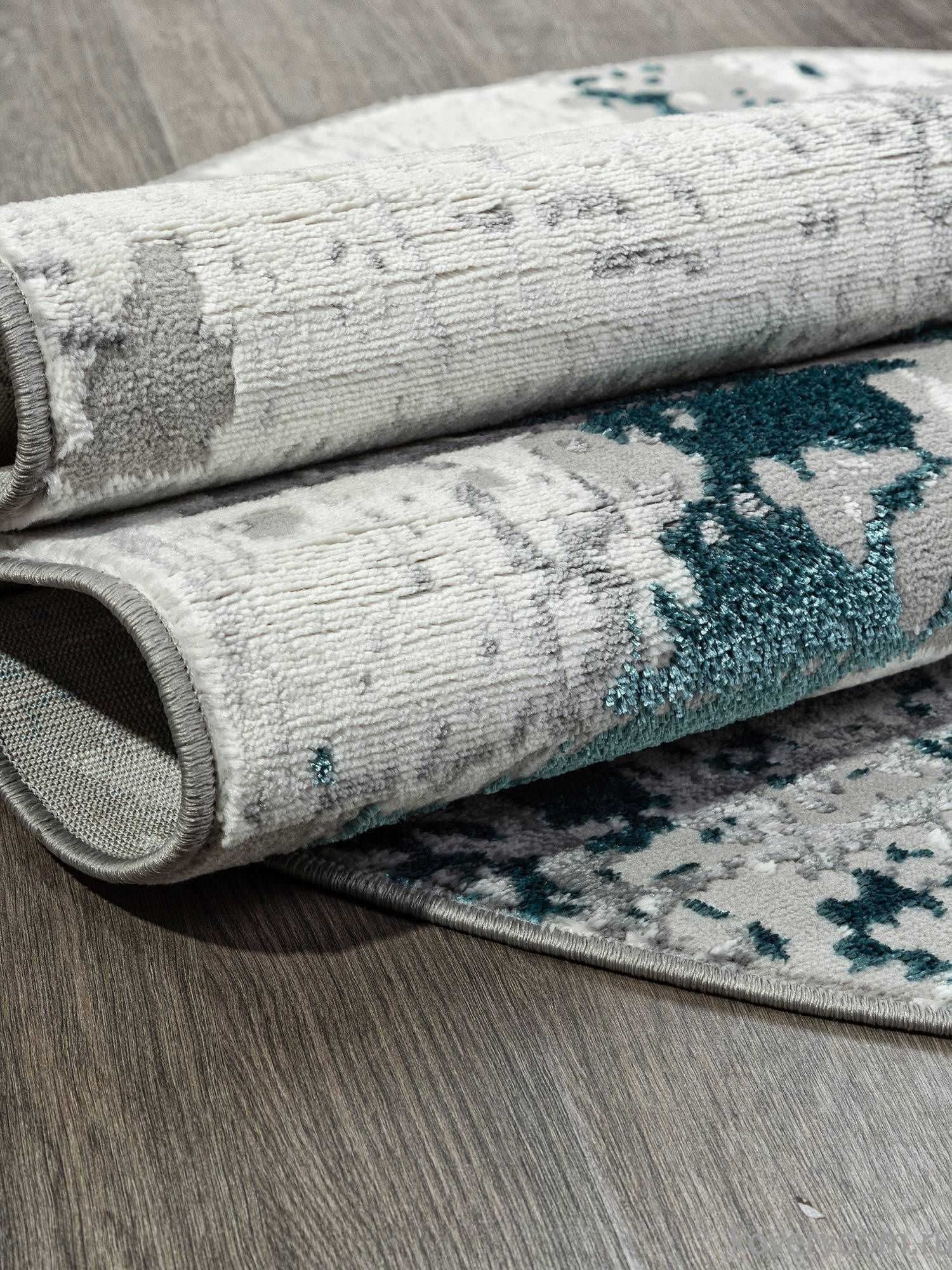 Ковер PALERMO-A F285 GRAY Овал