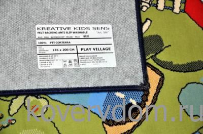 Детский развивающий ковер PTT Sorona Веселая деревушка  