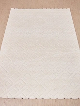 Ковер из Турции белый Sofia 0E426A White-White