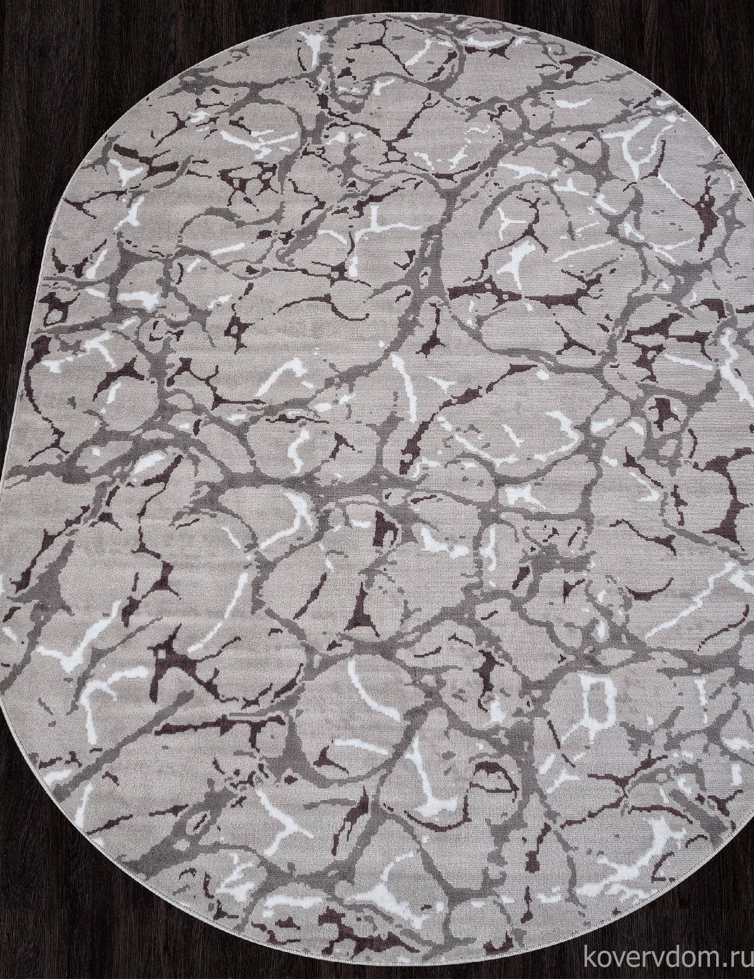 Ковер SILVER F389 GRAY Овал Ковер SILVER F389 GRAY Овал