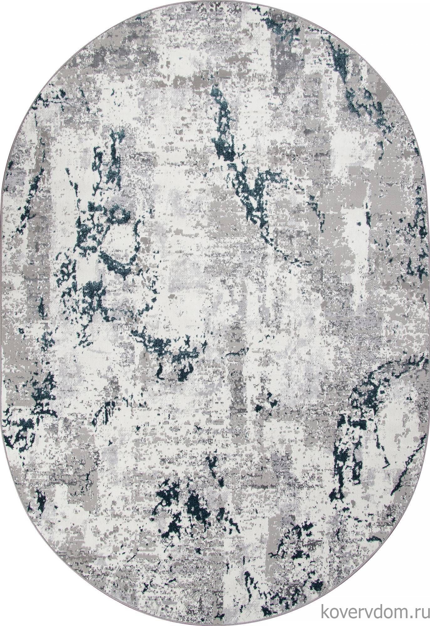 Ковер PALERMO G002 GRAY Овал