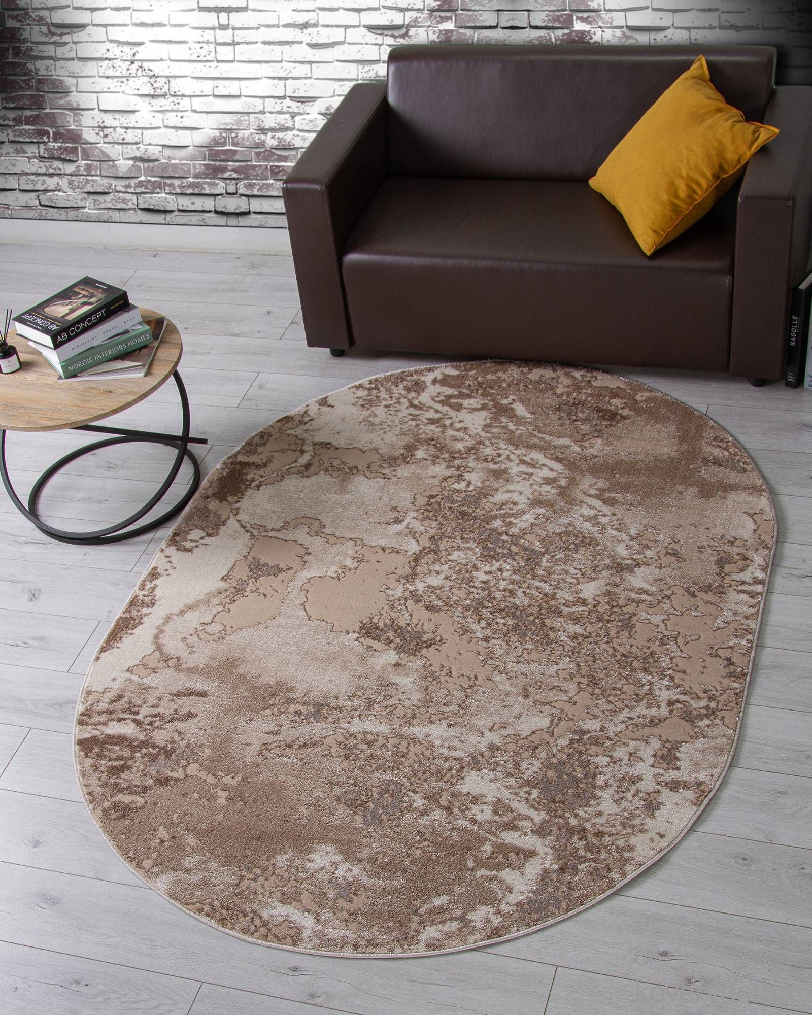 Ковер ALABAMA F177 BEIGE Овал