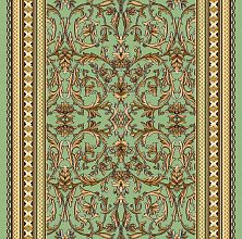 Ковровая дорожка в храм Кремлевская 39-03 светло-зеленая