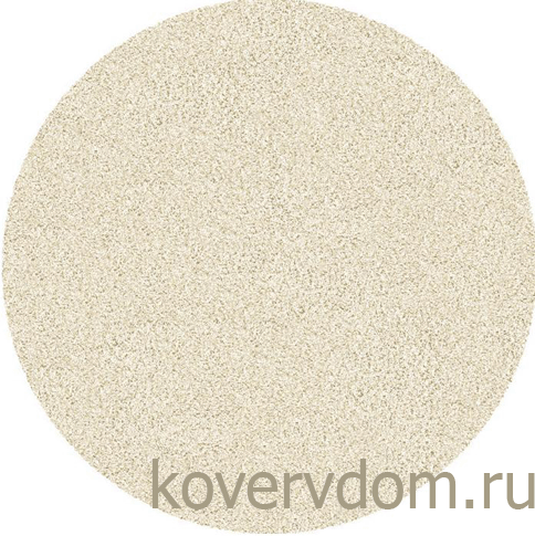 Ковер фризе JAZZY BASIC  cream  КРУГ 
