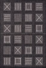 Ковер циновка VEGAS S003 BLACK-GRAY