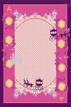 Ковер Agnella детский FUNKY-A ANA pink