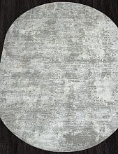 Пушистый ковер SIRIUS F197 CREAM-GRAY Овал