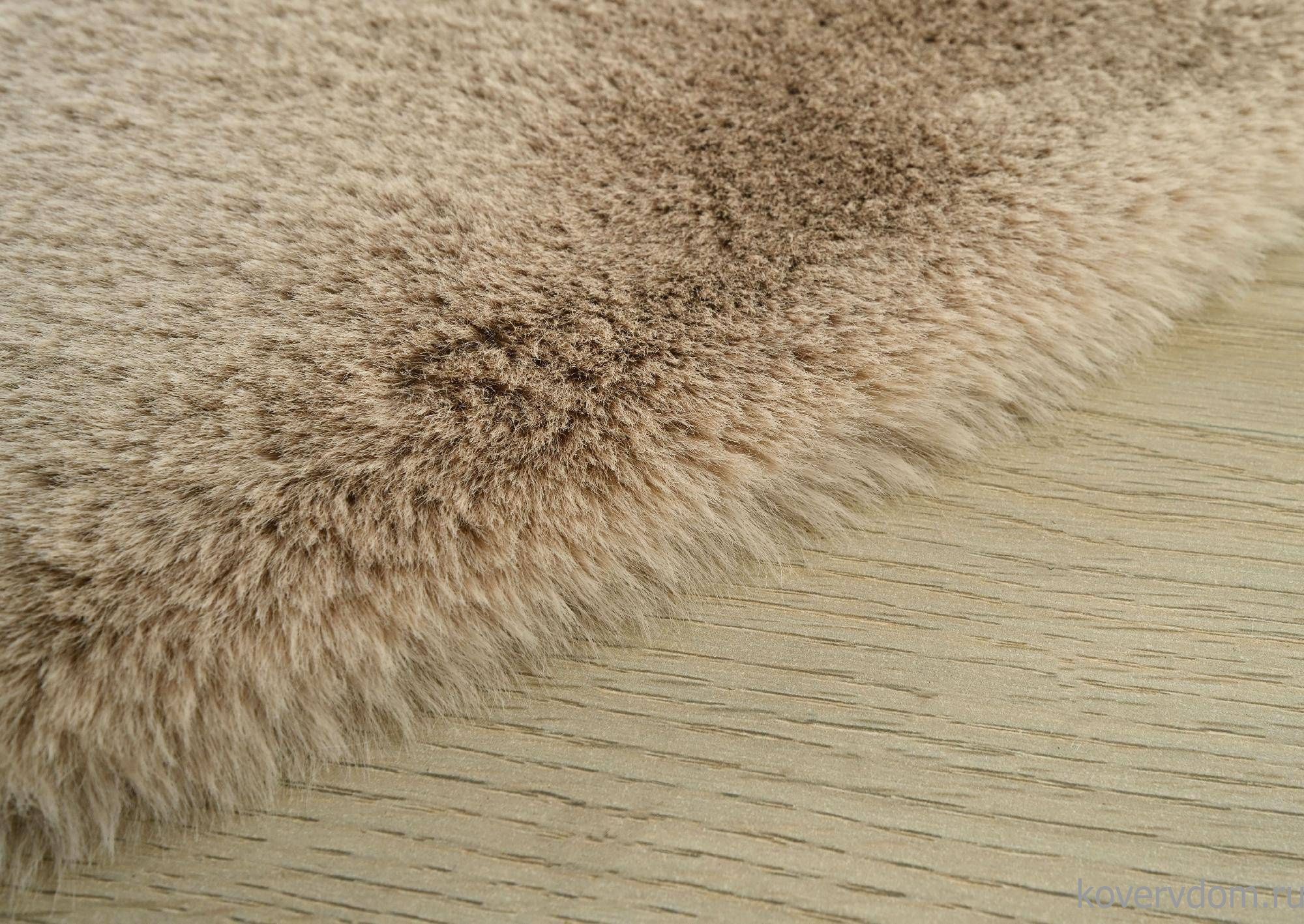 Ковер из искусственного меха RABBIT PREMIUM MS1000 BEIGE Круг