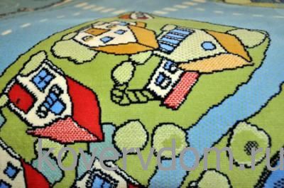 Детский развивающий ковер PTT Sorona Веселая деревушка  