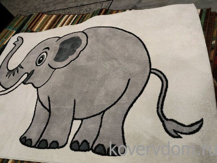 Ковер детский Mario Слоненок 0314 HA6 W