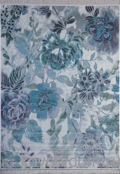 Ковер из вискозы и хлопка с цветами ROYAL PALACE 2020 17006 6767 Ковер из вискозы и хлопка с цветами ROYAL PALACE 2020 17006 6767