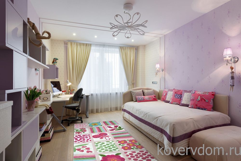 Ковер детский AMIGO Бело-розовый Ковер детский AMIGO Бело-розовый