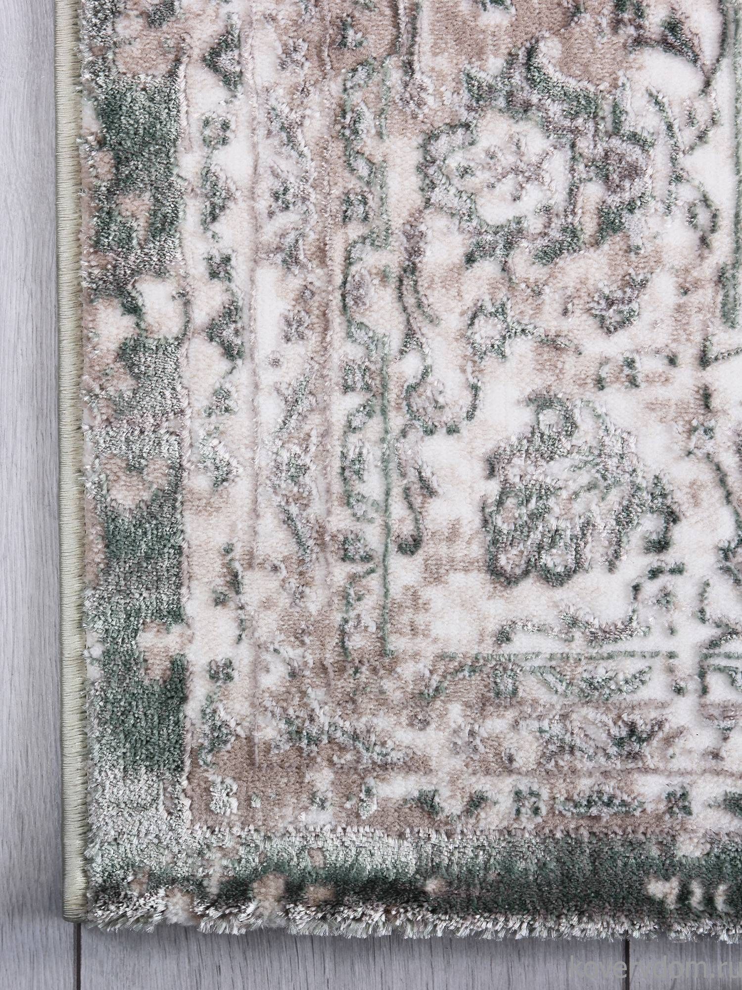 Ковер LILY 8504A S.WHITE / P.GREEN