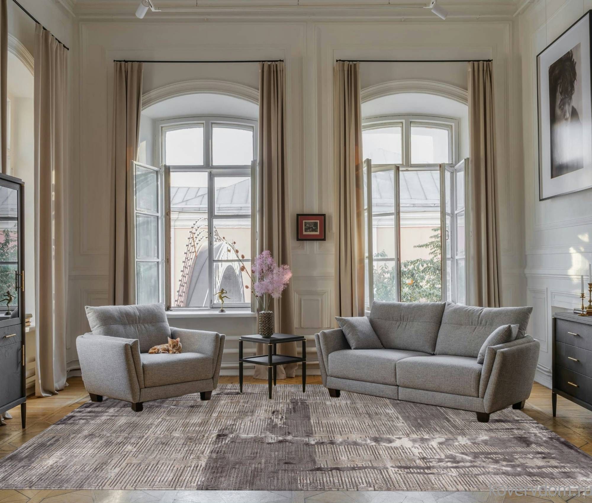 Ковер LUCCI P119A L.GRAY / L.GRAY