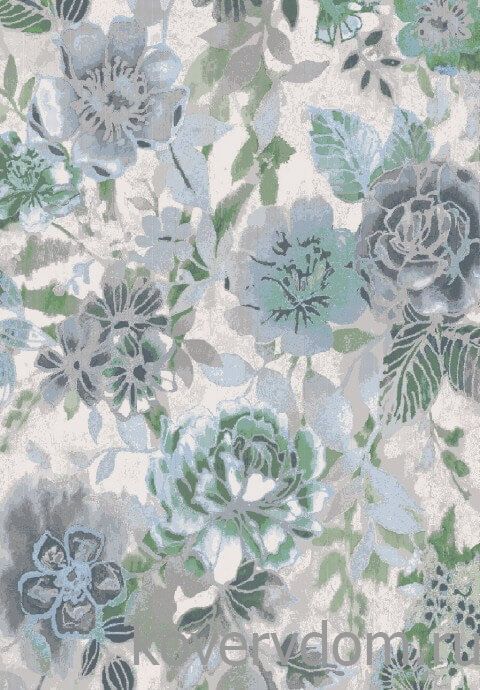 Ковер из вискозы и хлопка с цветами ROYAL PALACE 2020 17006 6767 Ковер из вискозы и хлопка с цветами ROYAL PALACE 2020 17006 6767