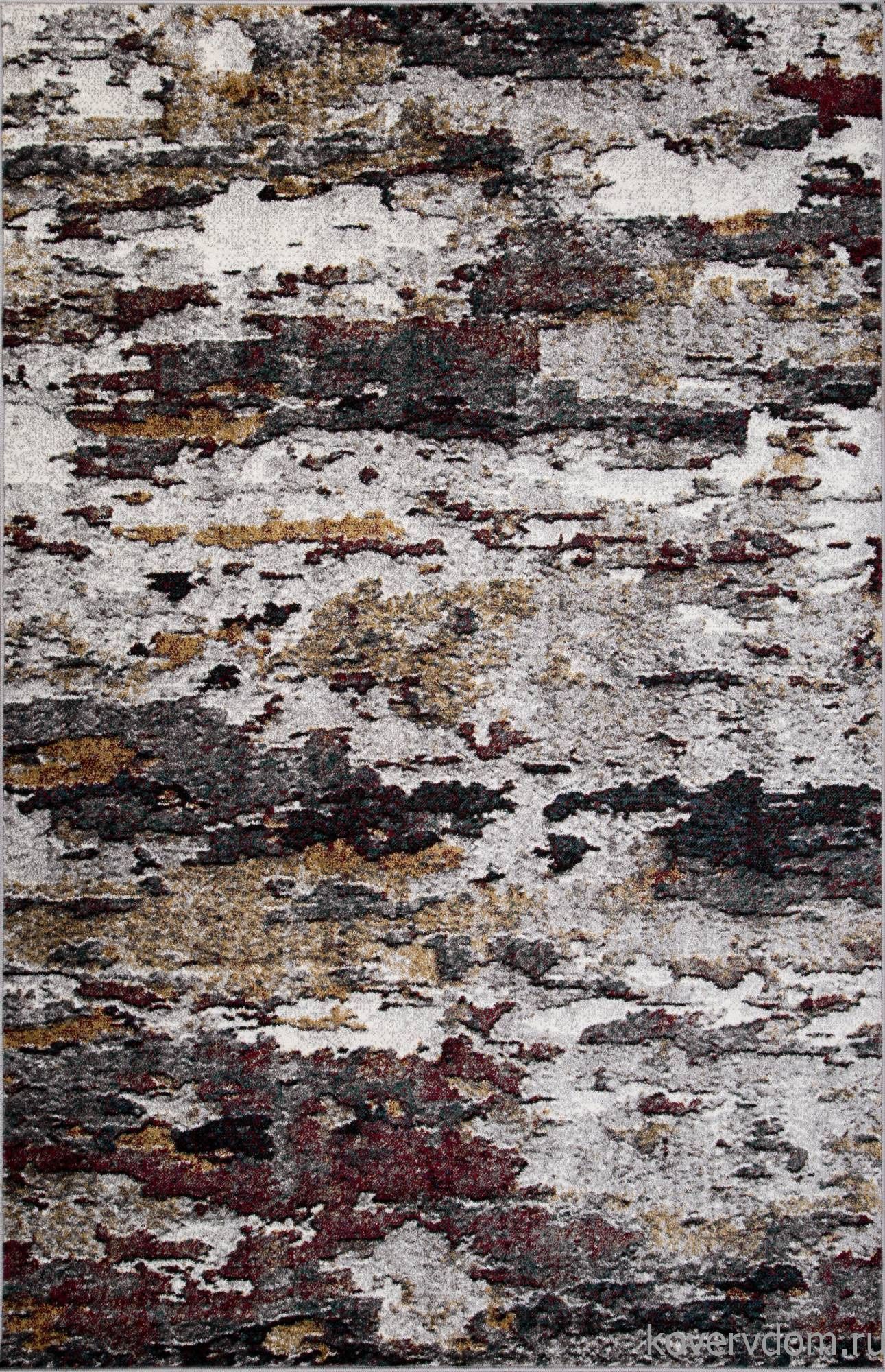 Ковер LONDON D824 GRAY-RED 2 Ковер LONDON D824 GRAY-RED 2